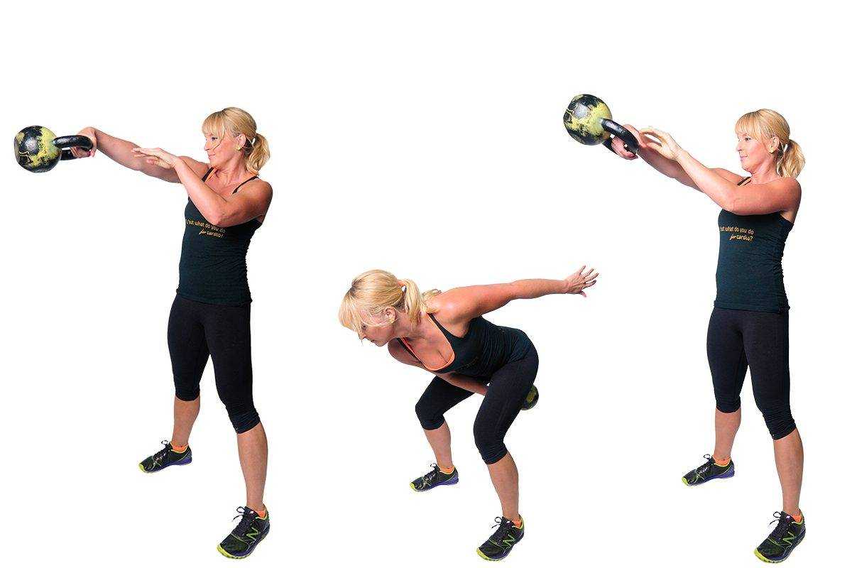 Комплекс базовых упражнений с гирей для начинающих и домашняя программа тренировок Фото, названия и описания упражнений — и какие мышцы работают
