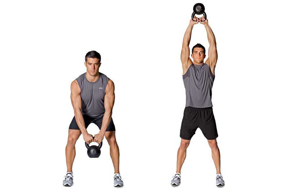 Лучшие упражнения с гирей и программы тренировок для жиросжигания и тонуса мышц