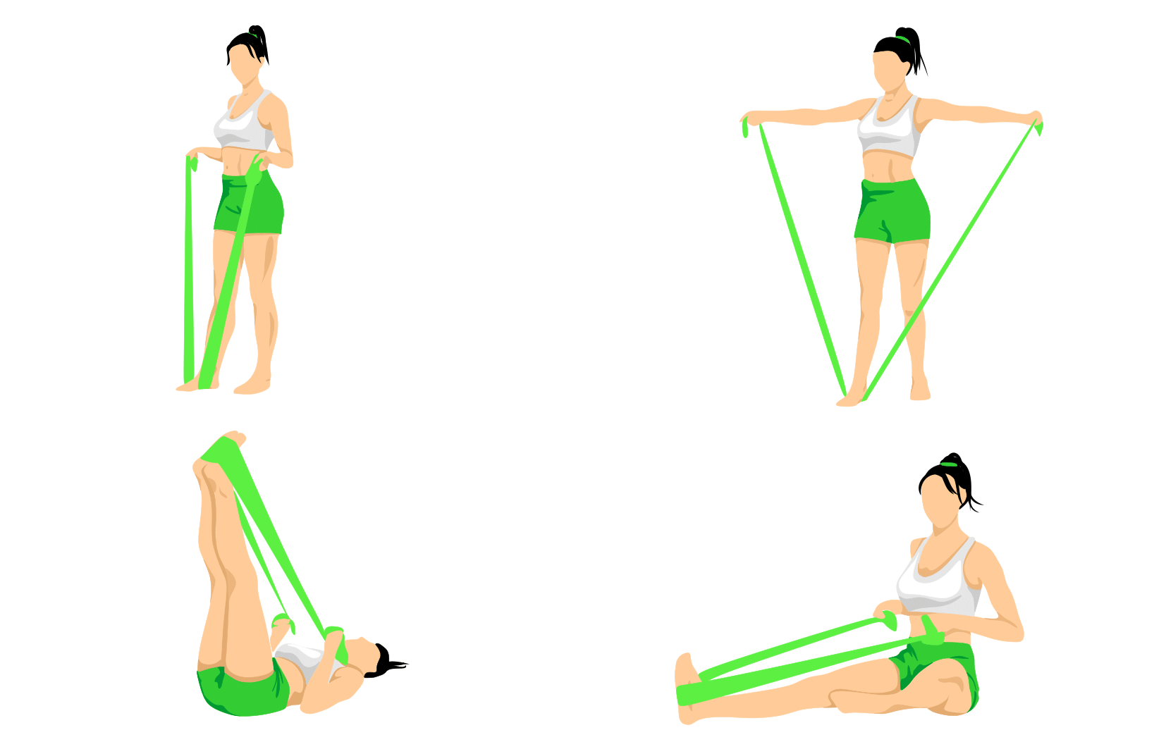 Упражнения с резиновым эспандером: для женщин и для мужчин в домашних условиях | irksportmol.ru