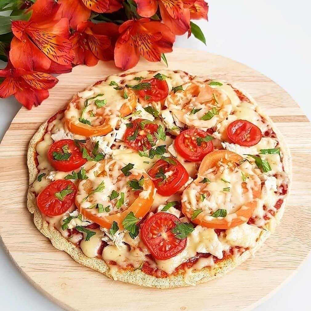 пицца пп рецепты на сковороде фото 9