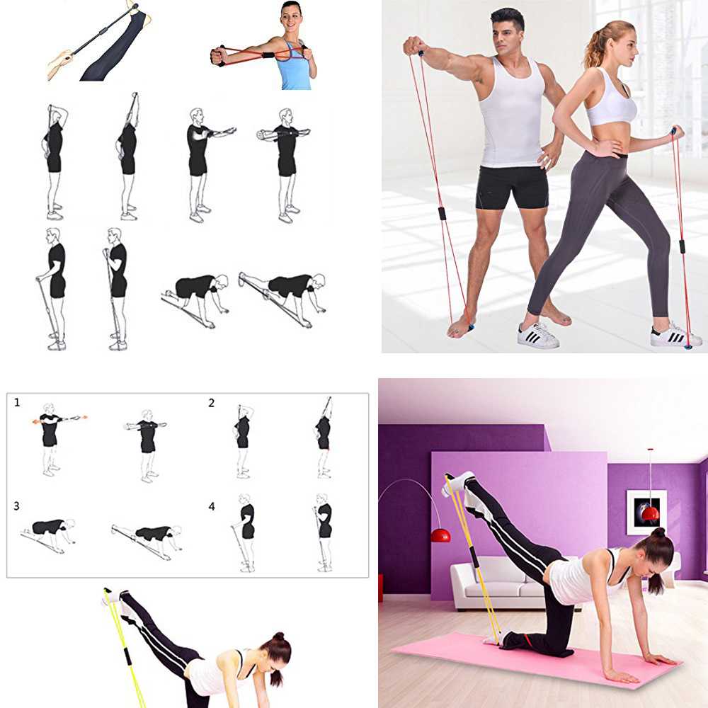 Упражнения с эспандером (резиновым, пружинным): тренировки для мужчин и женщин в домашних условиях