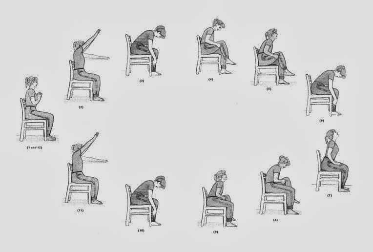 Комплекс упражнений для пресса и похудения на стуле при работе в офисе, сидячем образе жизни